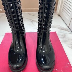 Black Studded Women's Boots